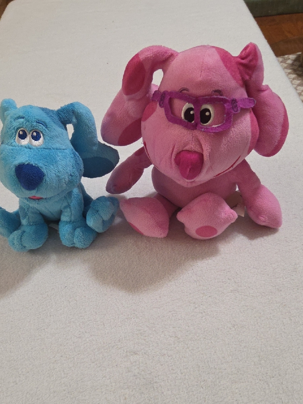 BLUES CLUES BLUE A D MAGENTA STUFFED PLUSH TOYS